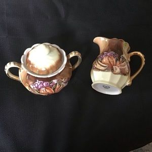 Vintage Creamer and sugar set from Japan